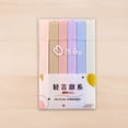 thumbnail image 4 of FHBVT 6-Color Soft Head Highlighters 10ml Large Capacity Fast-Dry Water-Based Ink Eye-Friendly Non-Neon Soft Colors for School Office Home Study Notes Journal Annotation Travel Color Coding, 4 of 4