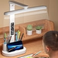 thumbnail image 1 of Storage Boxs Danhjin Desk Lamp With Pencil Clock Study Office Eye Protection Desk Lamp Reading Lamp Foldable Desk Lamp Large Capacity Battery Home Decor, 1 of 6