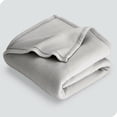 thumbnail image 1 of Bare Home Polar Fleece Bed Blanket - Lightweight - Premium Fleece - Throw, Light Gray, 1 of 6