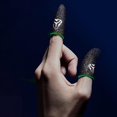 thumbnail image 4 of 2 Pieces Finger Sleeves Gaming Mobile Game Controllers Finger Thumb Sleeves Set, Anti-Sweat Breathable Touchscreen Finger Sleeve - Green, 4 of 8