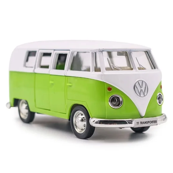 1/36 Moulages Volkswagen Voitures Miniatures VW T1 Autobus Jouets Alliage Moulages Échelle Métal Collection Voitures Modèles Véhicules Jouets pour Enfants Voitures