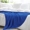 thumbnail image 2 of Unique Bargains Cotton Blanket Decorative Cable Knitted Throw Soft Knit Blankets, 2 of 10