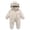 Beige, variant on Newborn Baby Girl Clothes Newborn Baby Fleece Footie Snowsuit Winter Bunting Onesie Cartoon Warm Hooded Romper Jumpsuit Outfits For Girls Boys
