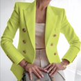 thumbnail image 1 of MesaSe Womens Casual Pocketed Office Blazers Draped Open Front Cardigans Jacket Work Suit Red, 1 of 4