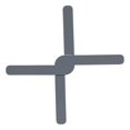 thumbnail image 3 of Pot Trivet, Foldable Trivet Food Grade Silicone Space Saving  For Kitchen Blue,Orange,Dark Gray, 3 of 8