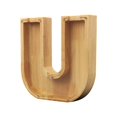 thumbnail image 1 of Boîte de Rangement en Bois pour Lettres Anglaises, Verre Transparent, 1 of 6