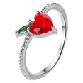 thumbnail image 1 of Bague Fruit Créative Mignonne pour Femmes Bague d'Index Bague Pendentif, 1 of 8