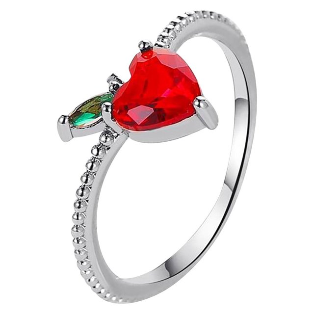 Bague Fruit Créative Mignonne pour Femmes Bague d'Index Bague Pendentif