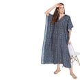 thumbnail image 3 of Caftans Longs pour Femmes Grande Taille Robe Caftan Robe de Soirée Fête Été Plage Robe d'Été Manches Kimono Longues Robes Décontractées en Ligne, 3 of 7