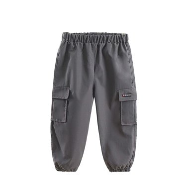 Birdeem Pantalons Décontractés pour Garçons Pantalons Cargo Mode Couleur Unie Pantalons Longueur Poignets Élastiques