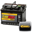 thumbnail image 1 of EverStart Auto Maxx-90N, 12 Volt, Car Battery, Group Size 90, 600 CCA, 1 of 6