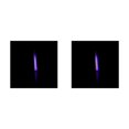 thumbnail image 3 of Decodeary Bâton en Plastique Lueur Portable Coloré à l'Extérieur Camping Randonnée Urgence Partie Scène Performance Lumineux Bâtons avec Cintre Violet 2Set, 3 of 6