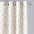 thumbnail image 3 of Hometrends Everly 84" Light Filtering Grommet Window Curtain Panel, Ivory, 3 of 7