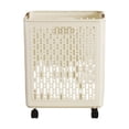 thumbnail image 2 of Dvkptbk Panier à Linge Pliable avec Roues et Poignée, Panier à Linge Pliable en Plastique, Panier de Rangement Polyvalent et Portable pour Vêtements Sales, Panier de Rangement pour Jouets, 2 of 6