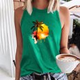 thumbnail image 2 of Birdeem Débardeur pour Femmes Mode Féminine Imprimé Col Rond Ample Sans Manches T-Shirt Chandail Tops, 2 of 12