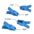 thumbnail image 3 of Fluid Line Stoppers, Fluid Stop Clamp Set Wide Application ABS  For Brake Line Fuel Rail Hose A C Line And Banjo Fitting, 3 of 8