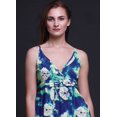 thumbnail image 3 of Bimba Robe Longue Chic Imprimée Teinture sur Nœuds pour Femmes, Style Bohème, Maxi d'Été, Tenue de Plage - Petit, 3 of 6