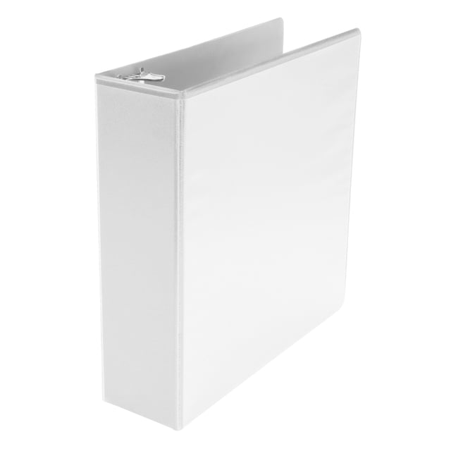 TOPS PRODUCTS 86397 School Smart Polypropylene Round Ring View Binder, 3 Inches, White
