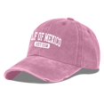 thumbnail image 2 of GDREDA Summer Baseball Caps Vintage Print Washed Cap For Men And Women Adjustable Unisex Baseball Hat，Pink, 2 of 4