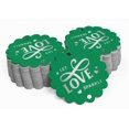 thumbnail image 2 of Inkdotpot Silver Foil Paper Hang Tags Let Love Sparkle Wedding Favor Tags 50 Piece, 2 of 6