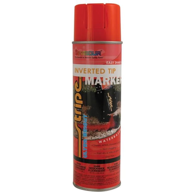Seymour SM20-658 Peinture de Marquage à Pointe Inversée de 20 oz, Rouge et Orange Fluorescent