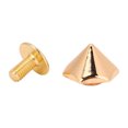 thumbnail image 4 of 20PCS Hex Pyramid Rivets Zinc Alloy Electroplating Leather Belt Repair Rivets with PH Screws for Belts Bags Crafts, 4 of 7