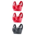 thumbnail image 1 of Timegard Womens Plus Size Bras No Underwire Full Coverage Mesh Breathable Comfort Everyday Bralette, 1 of 2