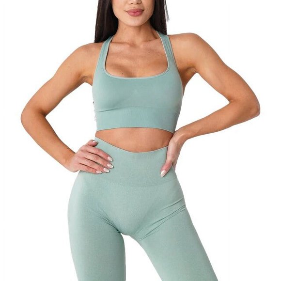 Nvgtn Ignite Soutien-Gorge Sans Coutures Haut en Spandex Femme Entraînement Physique Élastique Respirant Amélioration de la Poitrine sous-Vêtements de Sport de Loisirs