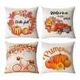 thumbnail image 4 of maskred 4piece Effortless Maintenance With Easy-care Decorative Pillow Cover Holiday Halloween-10 5Set, 4 of 6