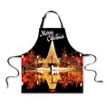 thumbnail image 3 of GUOOL Christmas Adults Chef Apron for Kitchen Festive Cooking Baking Lake, 3 of 6