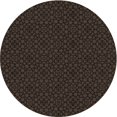 thumbnail image 1 of Ahgly Company Machine Washable Indoor Round Transitional Dark Brown Area Rugs, 3' Round, 1 of 7