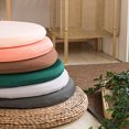 thumbnail image 4 of Maytalsory Coussin de Chaise Ron pour une Relaxation Optimale Coussin Rond Doux et Confortable Noir Vert 40X40cm 1Set, 4 of 6