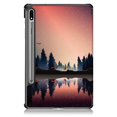 thumbnail image 3 of Étui Antichoc pour Samsung Galaxy tab s7 fe, Étui Pliable avec Support, Étui de Tablette pour Sam S8 Plus s7 Plus 12.4 Pouces S8 11 Pouces, Couverture Rouge tab S8 11 Pouces, 3 of 6