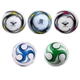 thumbnail image 3 of Decodeary Size 5 Soccer Ball Machine Stitched Panels For Added Durability Rubber Bladder White yellow, 3 of 6