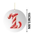thumbnail image 2 of 26 Letter Ornament Cane Candy Letter Ornament, 2 of 5