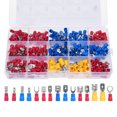 thumbnail image 1 of Mistaha 280PCS Mixed Insulated Wire Connectors Kit, Electrical Cold-pressed Terminal Assortment Set in Plastic Box - AWG 22-10, ABS+Copper, 4 Sizes - Red, Blue, Yellow, 1 of 6