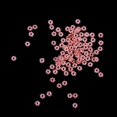 thumbnail image 2 of 100 Pieces Rose Gold Color Snowflake Flower Design Alloy Spacer Beads Jewelry Making Findings for Necklace Bracelets Anklets Making 4mm, 2 of 7
