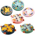 thumbnail image 2 of Creative Dog Smart Beginner & Slow Feeder - IQ Interactive Training Toy Box, Non-Slip Bottom - Blue, 2 of 6