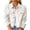 White, variant on Meichang Cropped Jean Jackets for Women Fashion Short Denim Shacket Jacket Lapel Long Sleeve Washed Button Down Jean Jacket Coat with Pockets White S