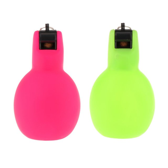 jinwen 2 Pcs Entraînement à la Main Bruyant pour Basketball Camping Rouge Rose Vert