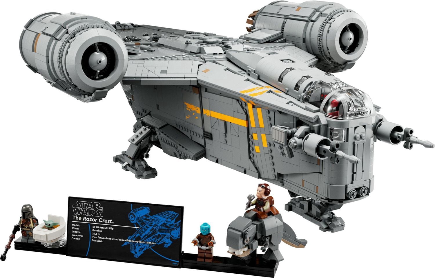 LEGO Star Wars Le Razor Crest 75331 Ensemble de construction (6187 pièces)