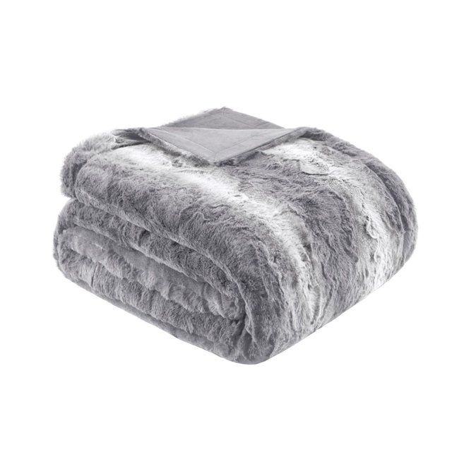 Jeté oversize en fausse fourrure Home Essence Marselle