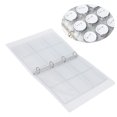 thumbnail image 4 of Classeur Transparent, Chemise de Rangement Livre de Rangement pour Badges Collection Tri des Pièces Livre de Collection Transparent 6 Pages pour Pièces pour Photos pour Badges Coque + Page Intérieure à 6 Trous, Coquille, 4 of 8