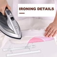 thumbnail image 2 of Steel Table Top Ironing Board Compact Foldable Legs with Heat Resistant Board Cover Slip for Laundry Dorm Desk Travel Home Pink, 2 of 8