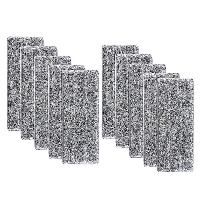 RYRDWP 10Pc Replacement Spray Mop Microfiber Washable Dust Mop Household Mop Head