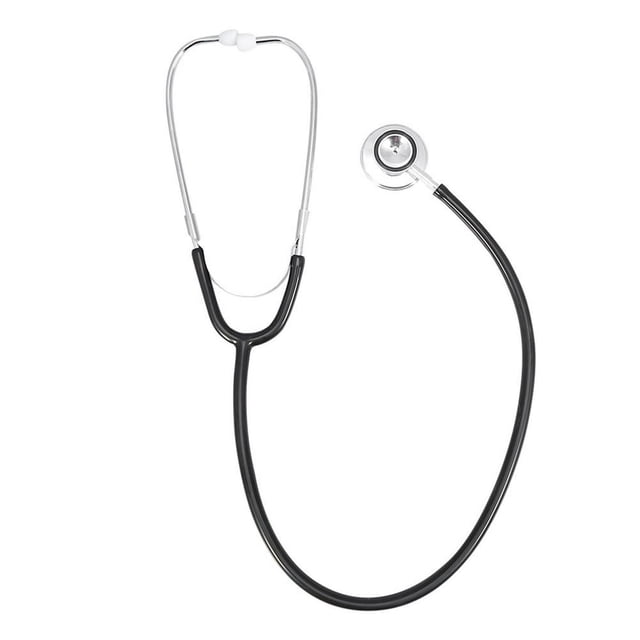 YOPTOP Profession Double Stethoscope Multifunctional Stethoscope Estetoscopio Health Care Tool Soft Double Tube Stethoscope For Noise Reduction,black