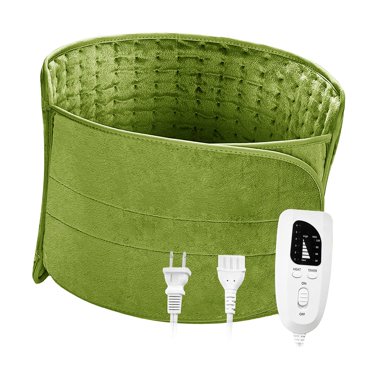Yinanstore Electric Heating Pad Multifunctional Hot Compress Pad for Shoulder Feet Neck Green