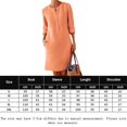 thumbnail image 2 of MesaSe Cotton Linen Basic Maxi Dress Boho Style Ladies Crew Neck Half Sleeve Daily Suit, 2 of 7