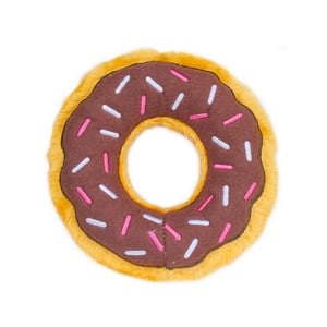 ZippyPaws Plush Dog Toy Donutz – Chocolate