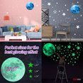 thumbnail image 1 of Baohd 435 Pieces Luminous Stickers Fluorescent Wallpapers Stars Sticky Paper PVC Pasters Theme Self-adhesive Decals Background 77GPink435pcs, 1 of 6